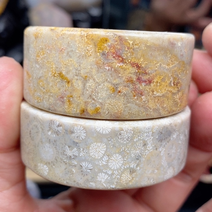 硅化珊瑚（珊瑚玉）手镯未镶嵌