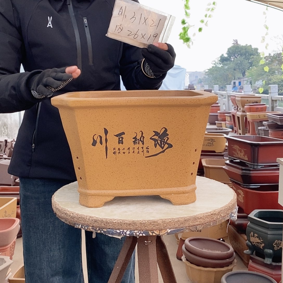 紫砂花盆紫砂花盆