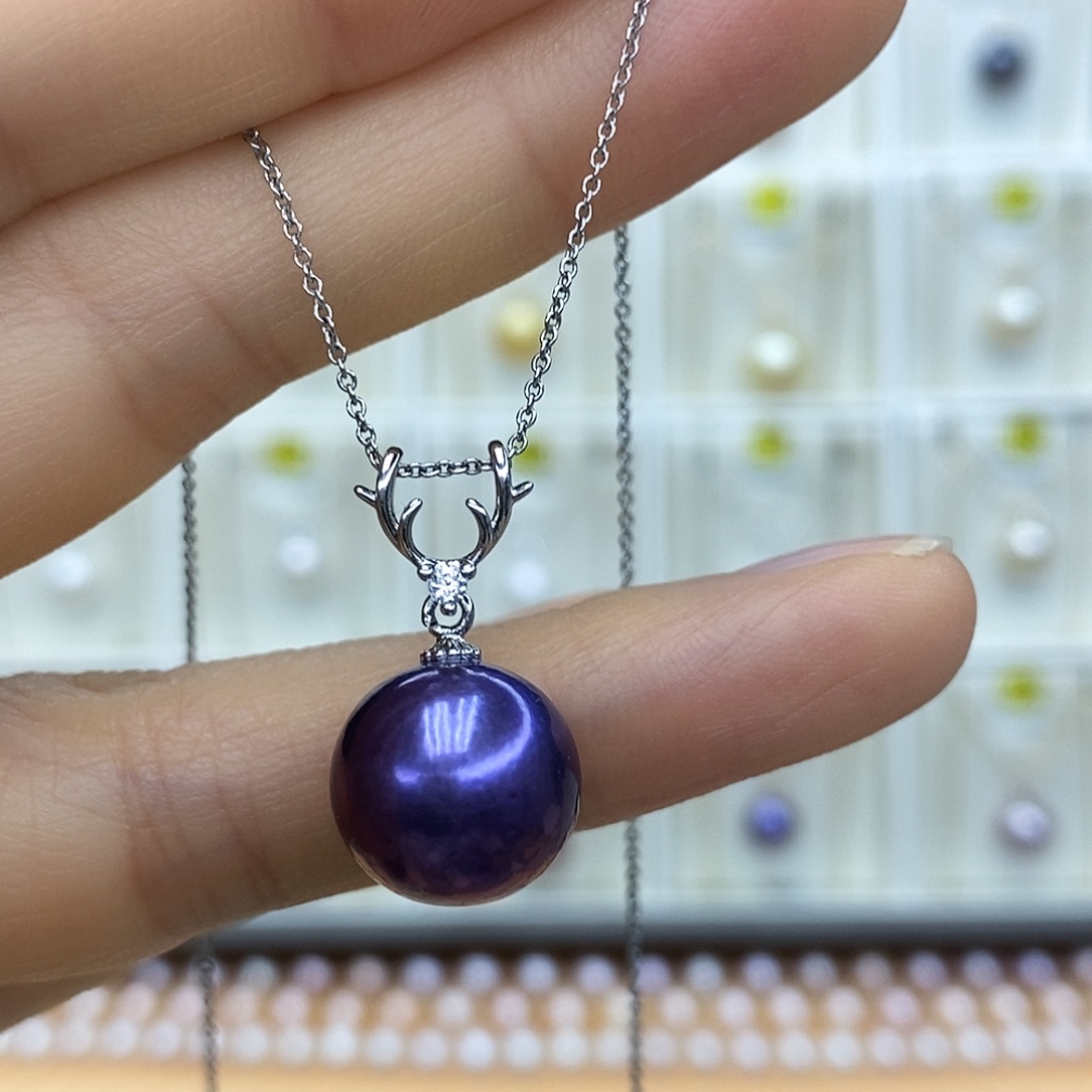 淡水珍珠合金吊坠(赠链)