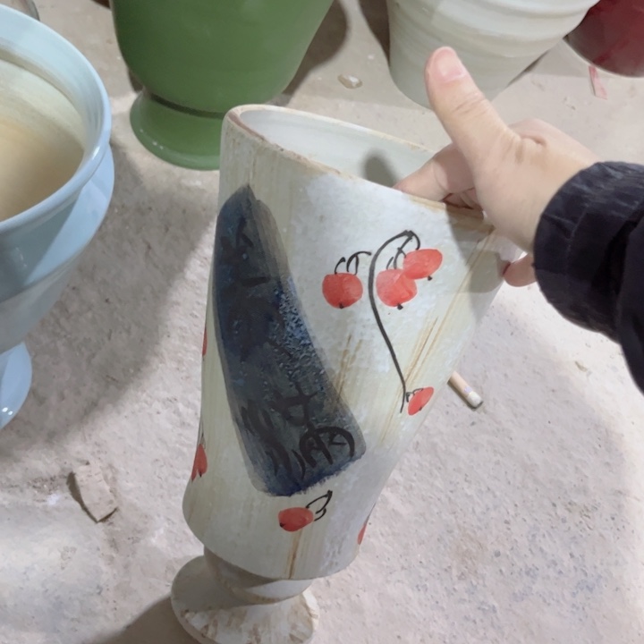 瓷片口16高30 景德镇陶瓷