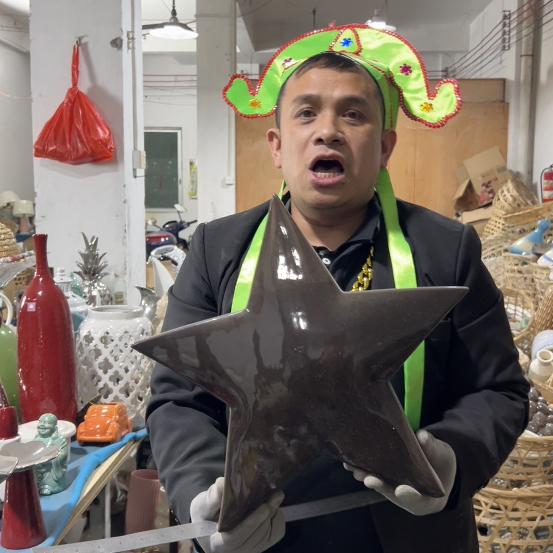 摆件144 号高中低温陶瓷工艺瓶（部分微瑕）