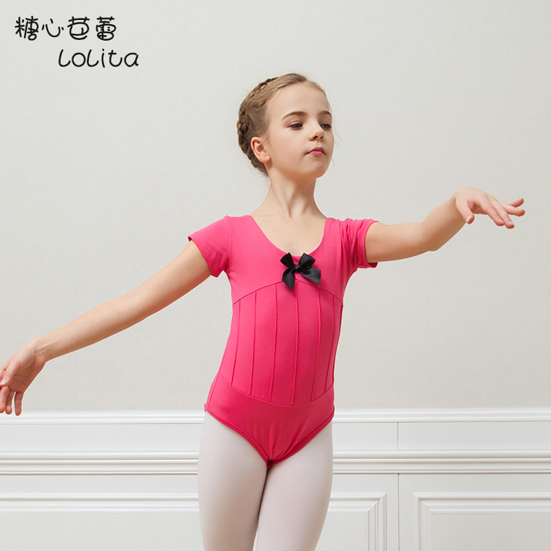 曼舞青鸟幼儿舞蹈演出女童中国舞练功考级六一儿童节服装连体