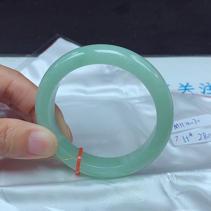 未镶嵌手镯翡翠55圈4070