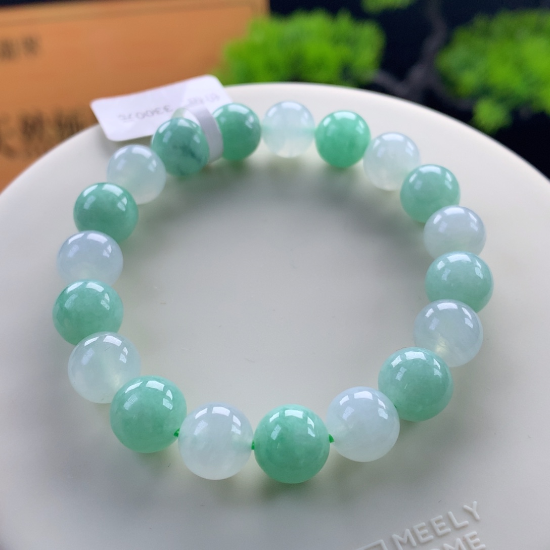 翡翠未镶嵌手链卡10