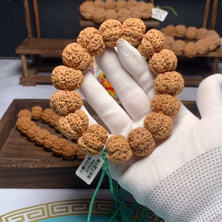 金刚菩提吊坠23高端六瓣雪花扇面