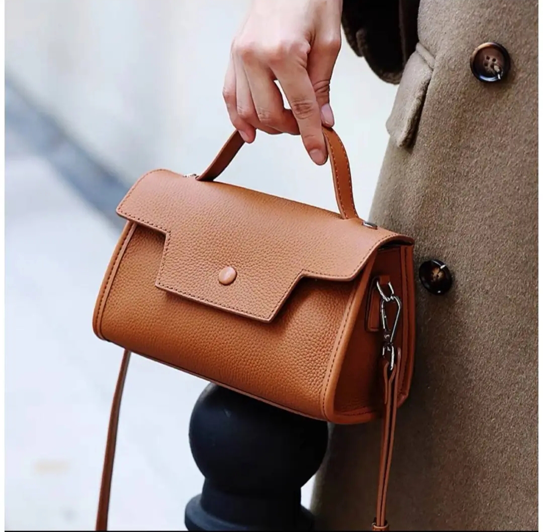 2024新款手提包包洋气简约休闲小方包复古单肩包斜挎包