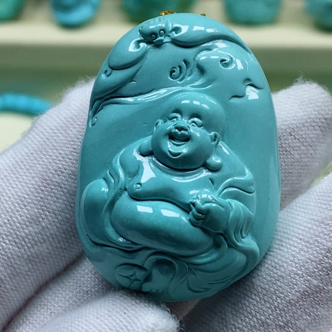 绿松石珠宝奇石未镶嵌