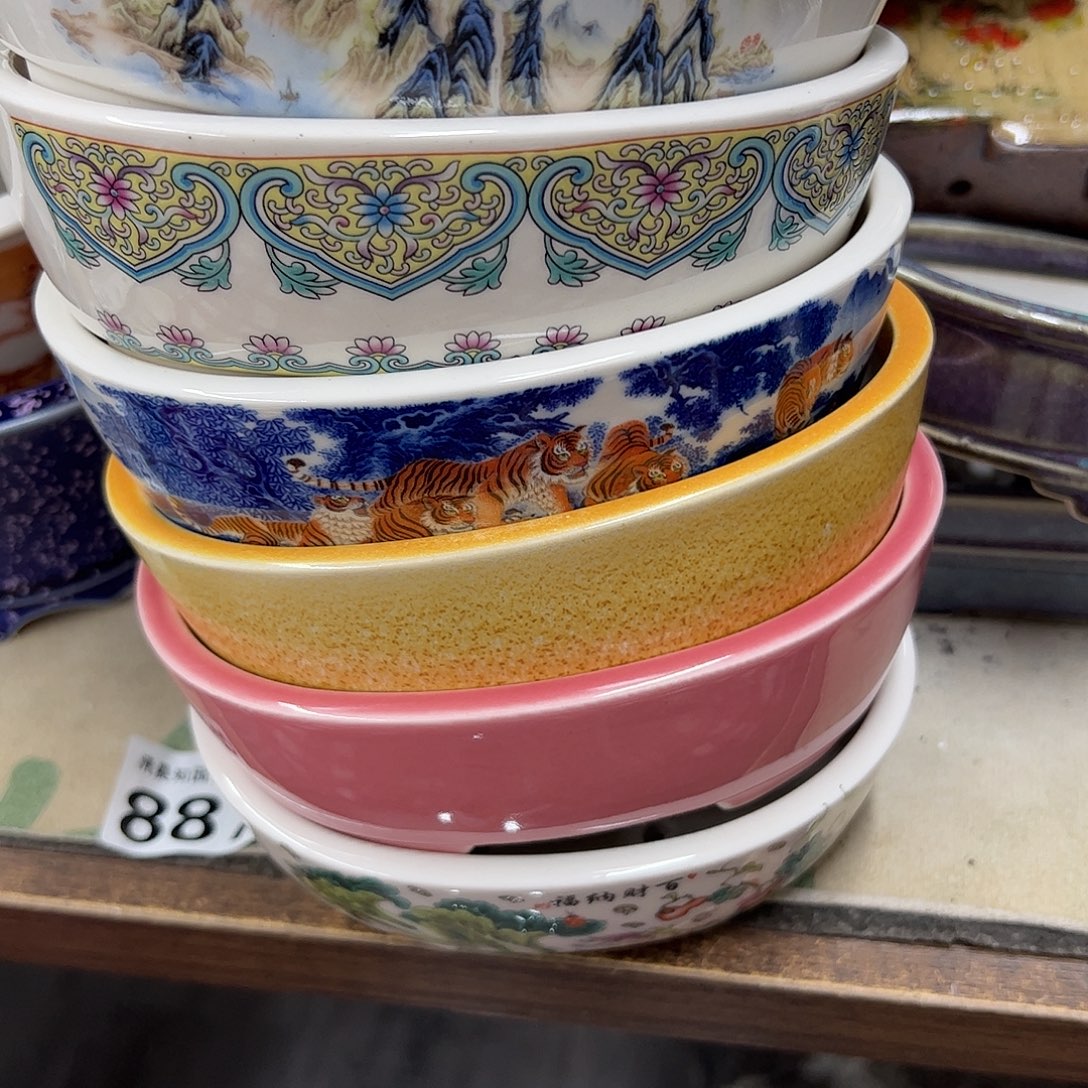 花***影花盆紫砂885号瑕疵6个