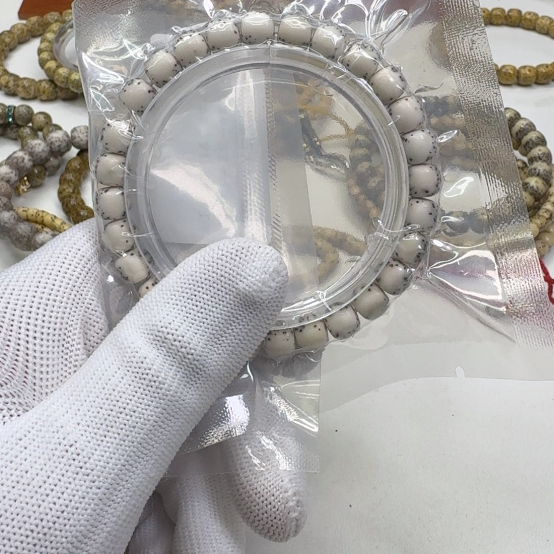 星月菩提手串16梵天糯冰大白鲨河豚8左右桶单圈