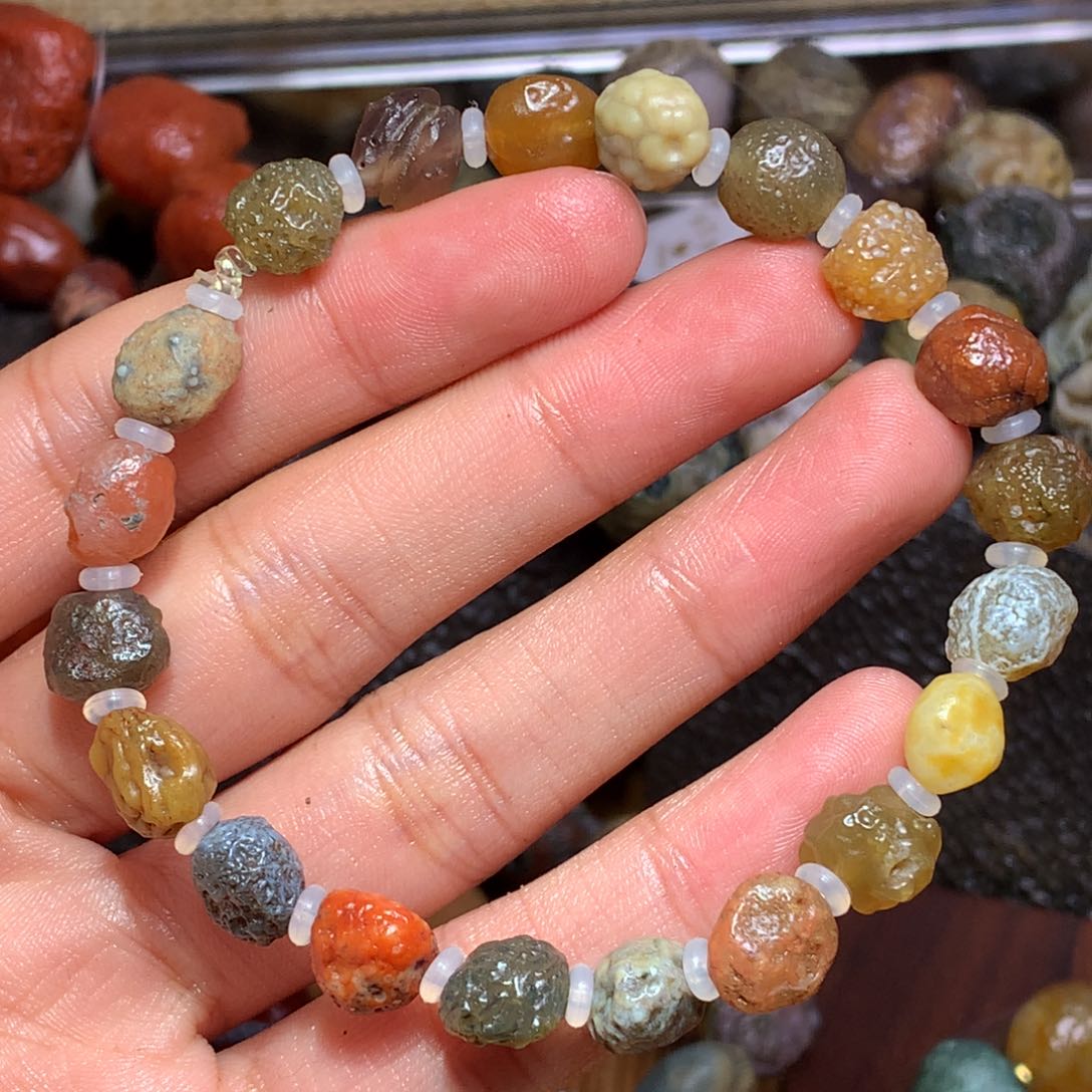 未镶嵌玛瑙/玉髓珠宝半成品