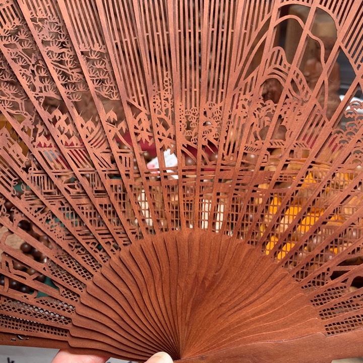 檀香木其他老山檀扇子清仓