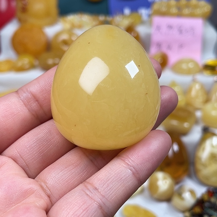 裸石蜜蜡未镶嵌水滴挂坠