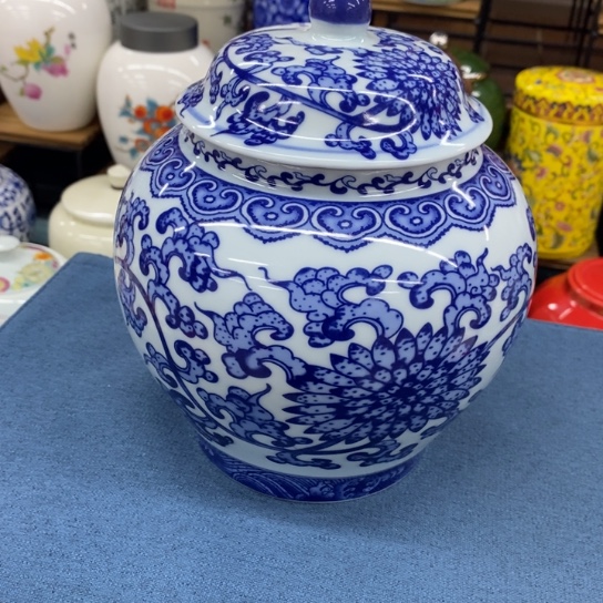 陶瓷盖子款陶瓷茶叶罐密封罐