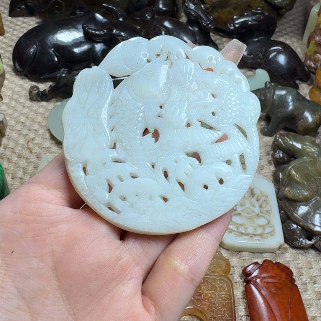 吊坠白玉菩提挂件