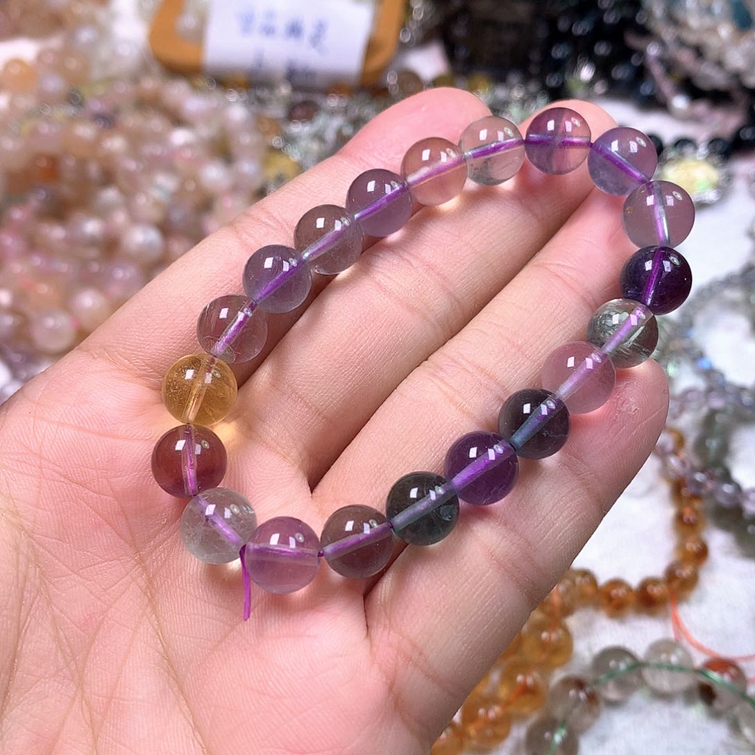 水晶手串未镶嵌天然