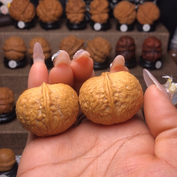 橄榄核吊坠7招财进宝