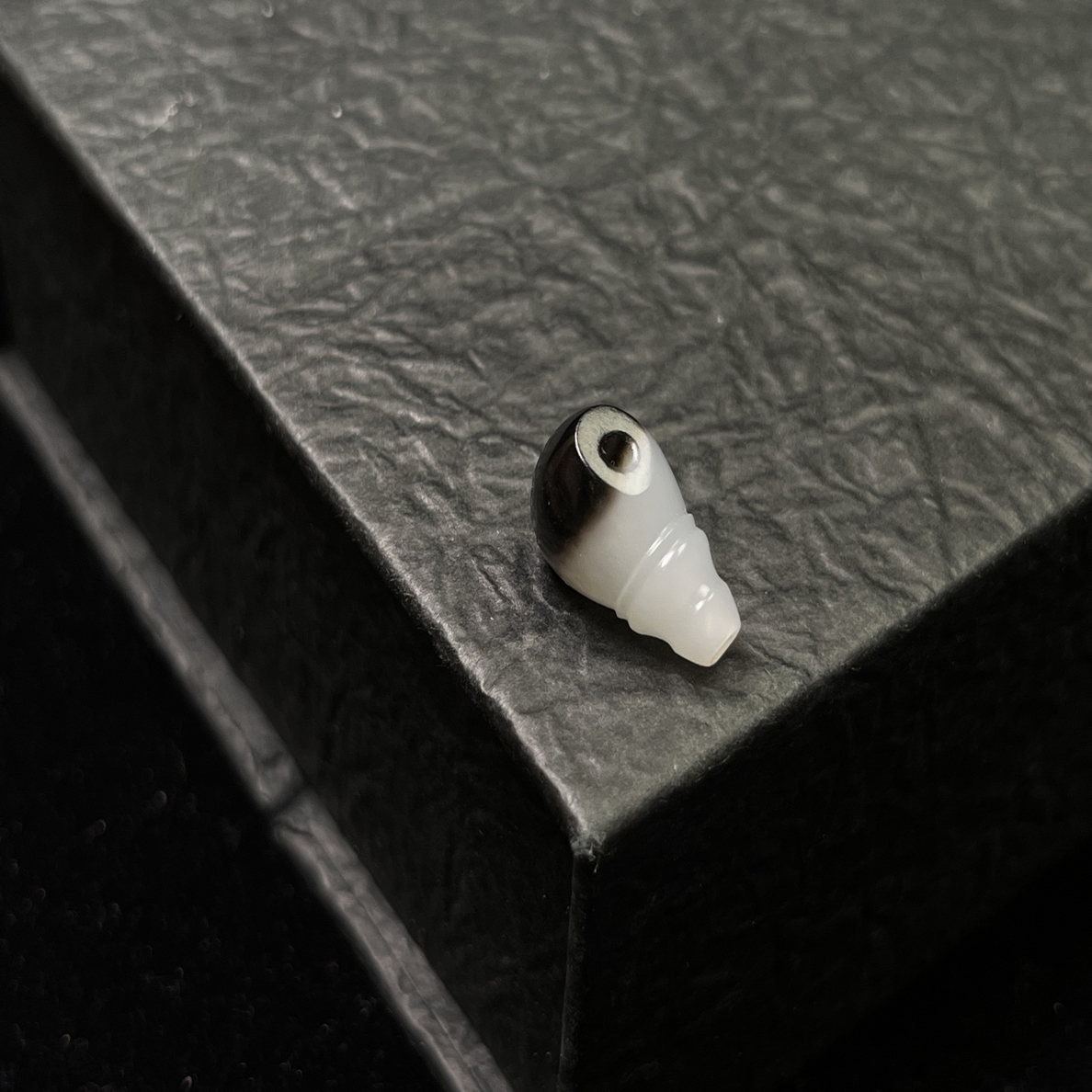 和田玉三通 对孔9.5mm 厚度8.7mm