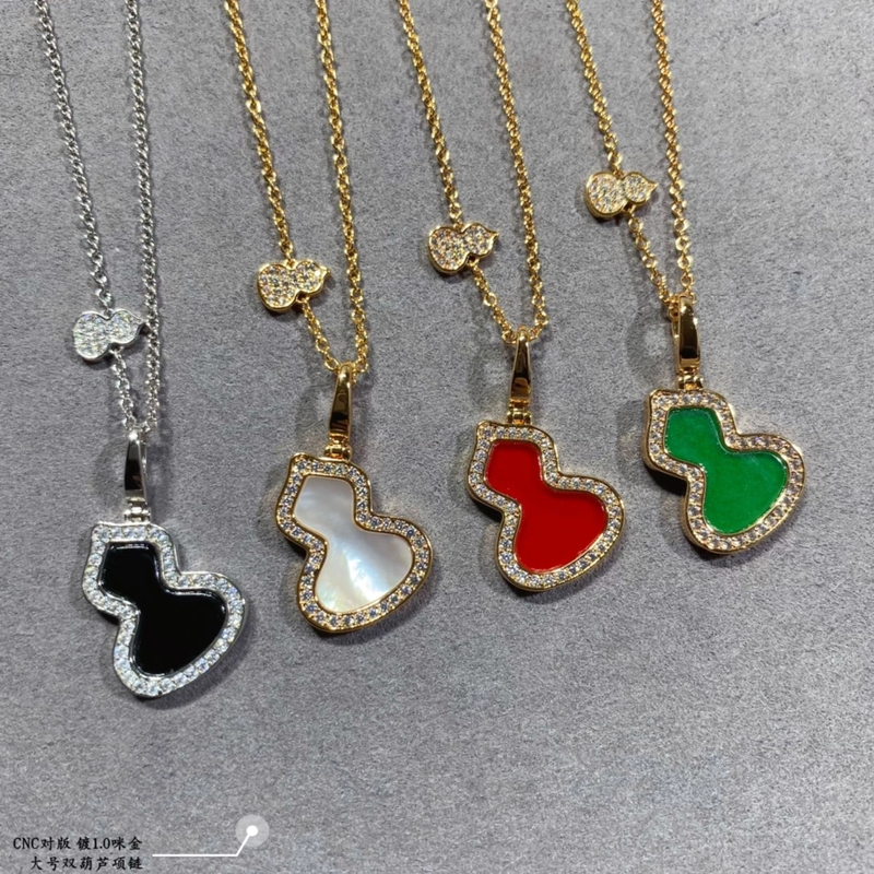 合金贝壳项链 葫芦项链(V金高定）