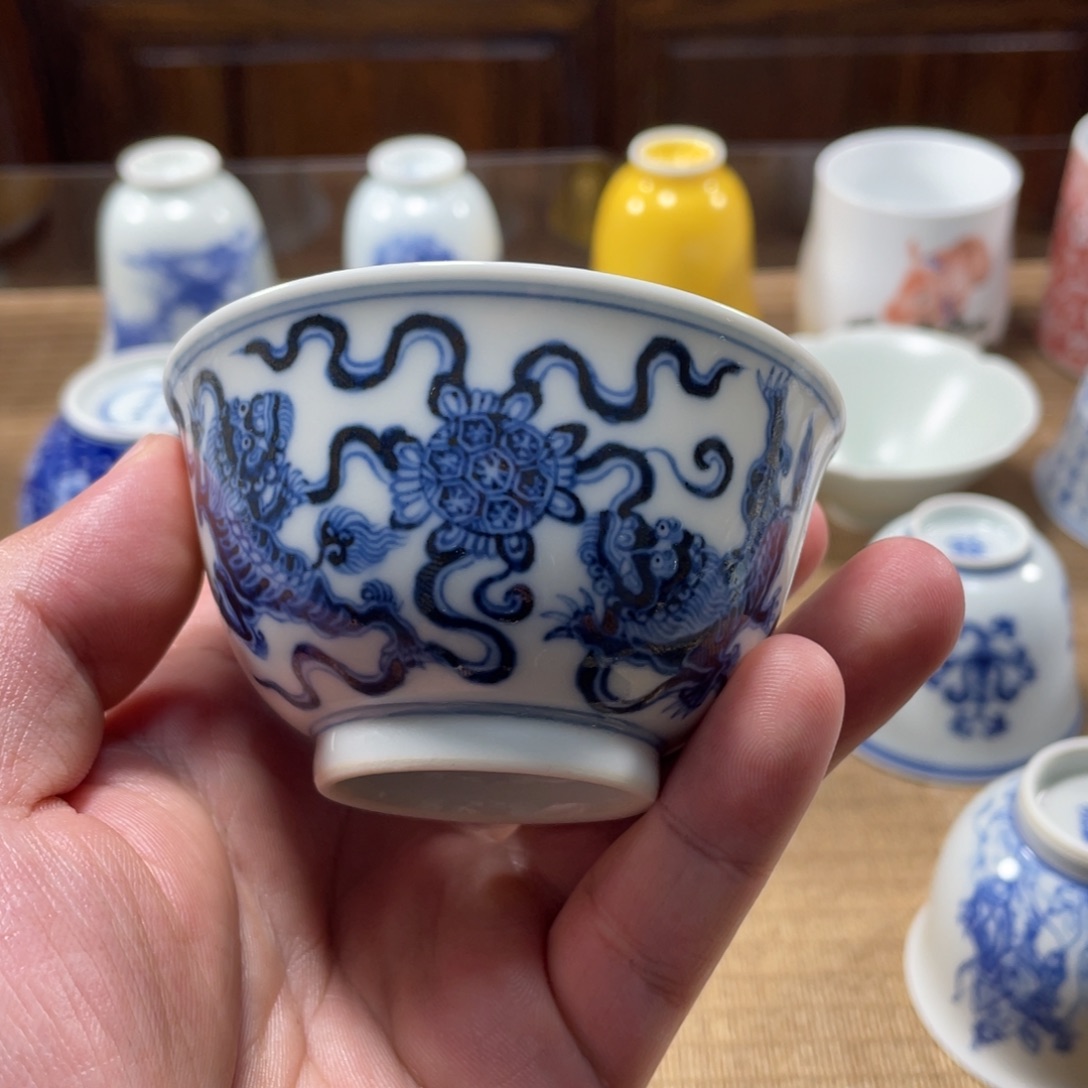 damingfenghua事事如意圆口杯