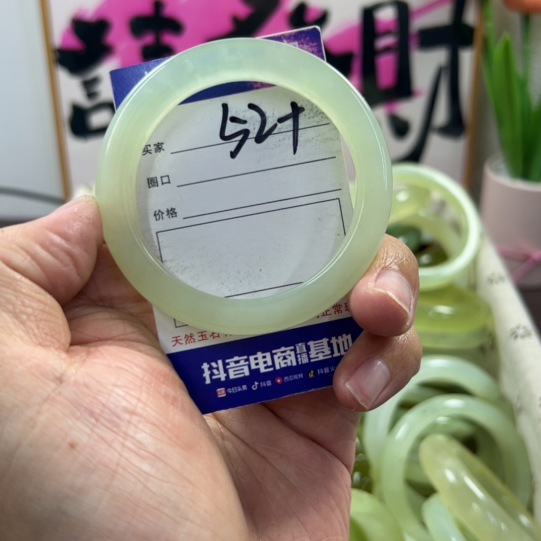 蛇纹石玉手镯未镶嵌459