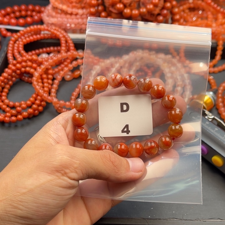 南红玛瑙未镶嵌多样性发货默认微瑕称重10mm