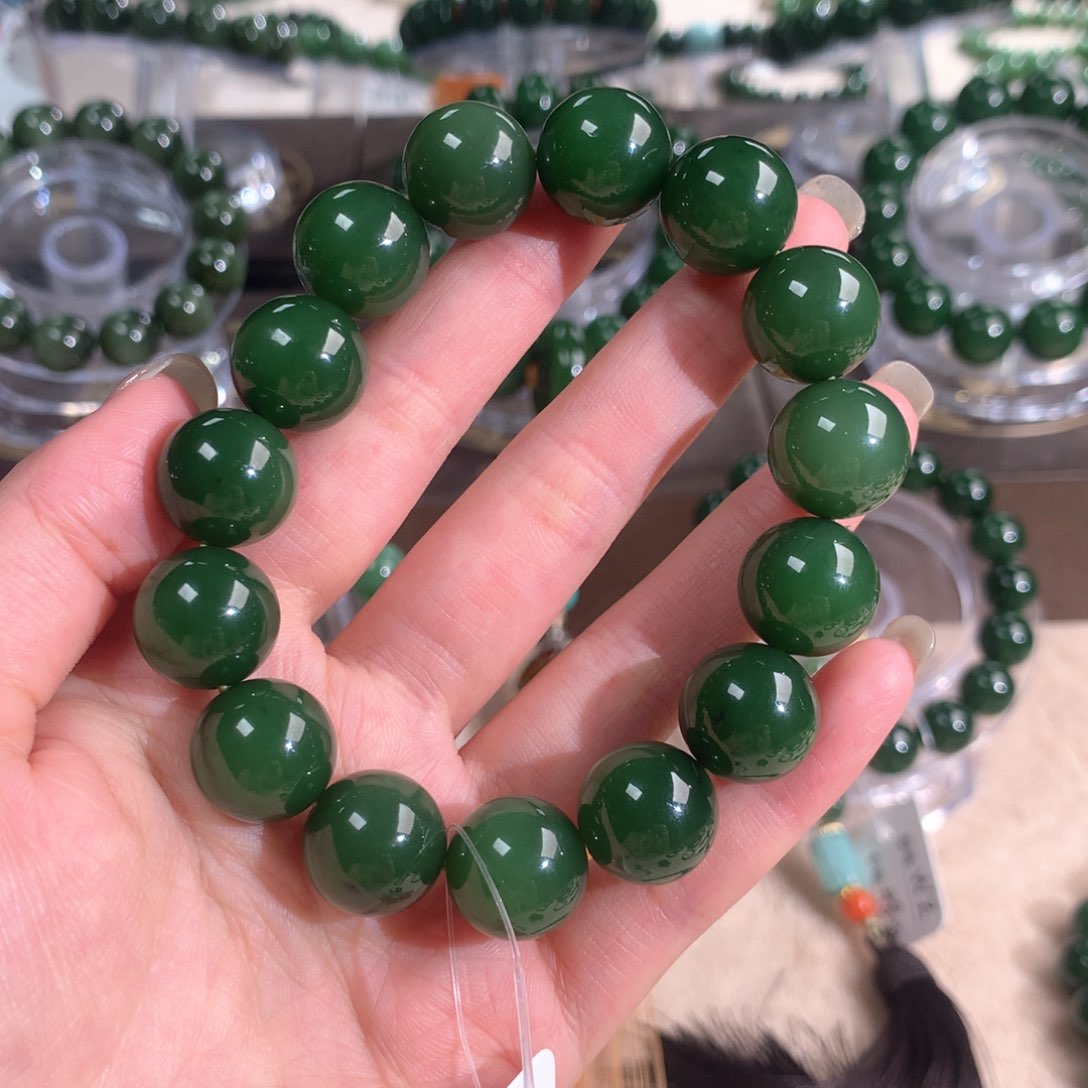 和田玉（碧玉）手串未镶嵌