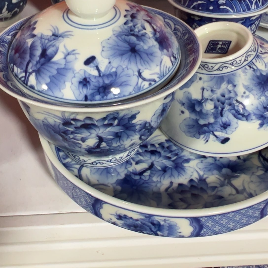 摆件无***?景德镇青花瓷器