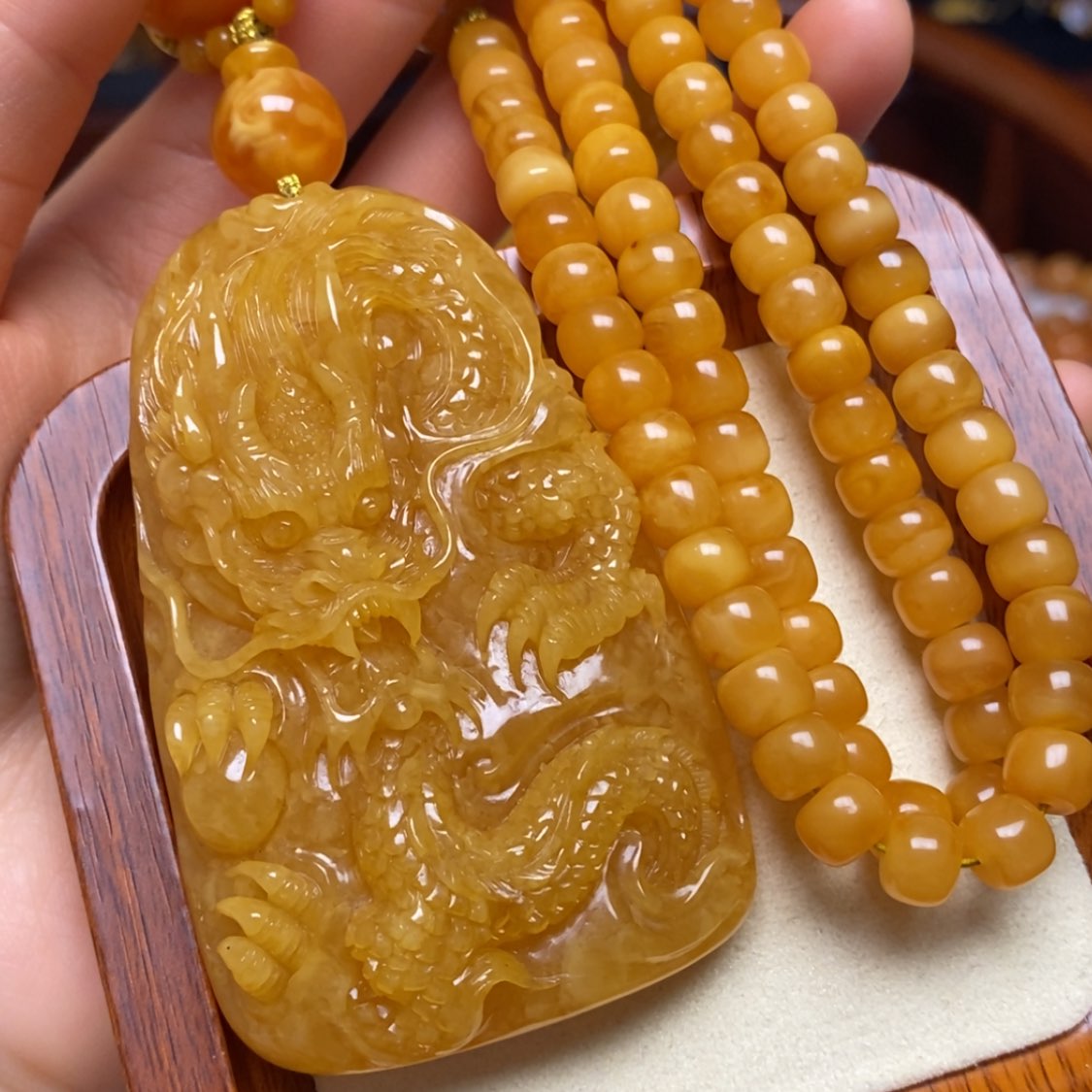 【闪购商品】蜜蜡颈饰未镶嵌项链