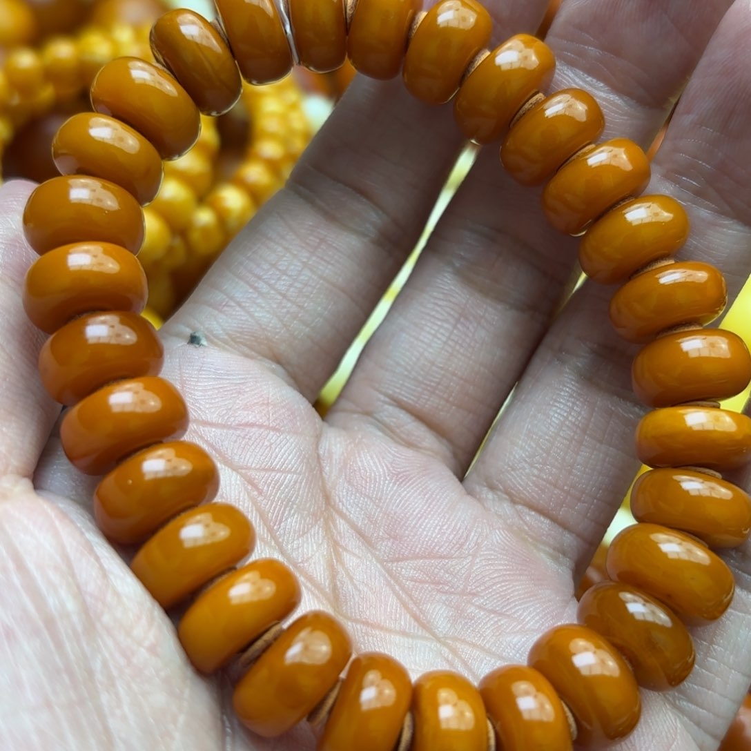 琥珀手链未镶嵌蜜蜡