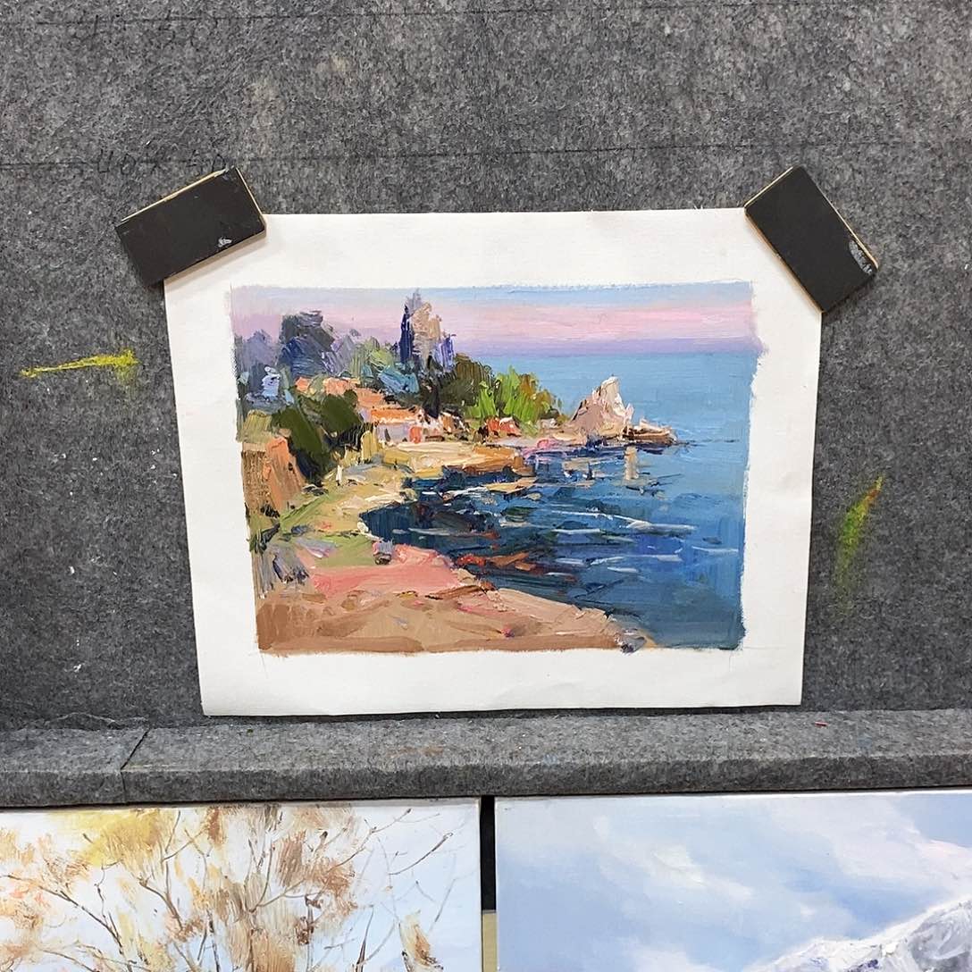 油画风景油画作品