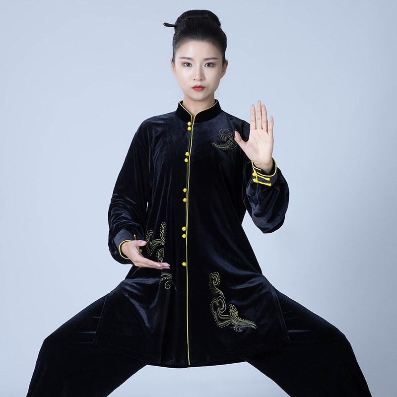 【云舒】御尊25秋冬款太极服南韩绒保暖舒适武术表演服垂顺柔软