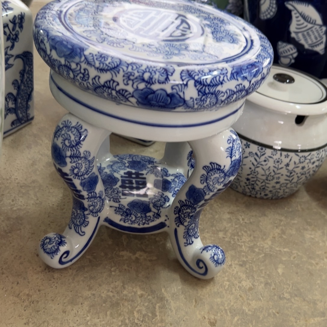 瓷片微瑕青花瓷器难得一漏