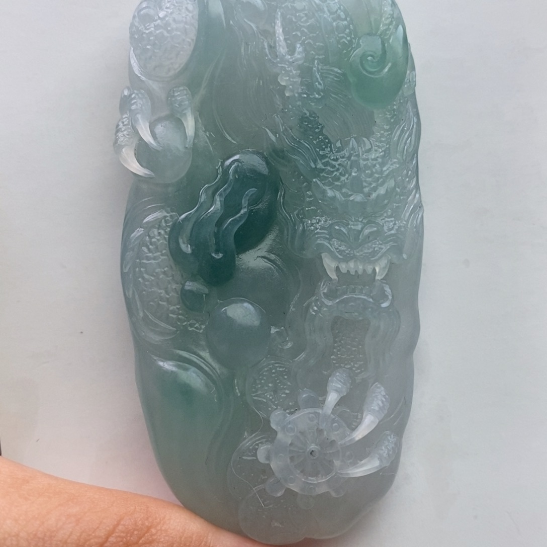 定制翡翠未镶嵌守****恩毛货无鉴赏