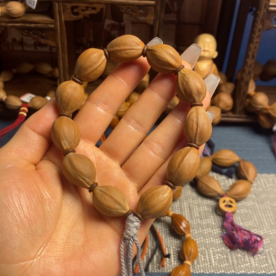 橄榄核手串/手链梅林小红核1.4左右手串
