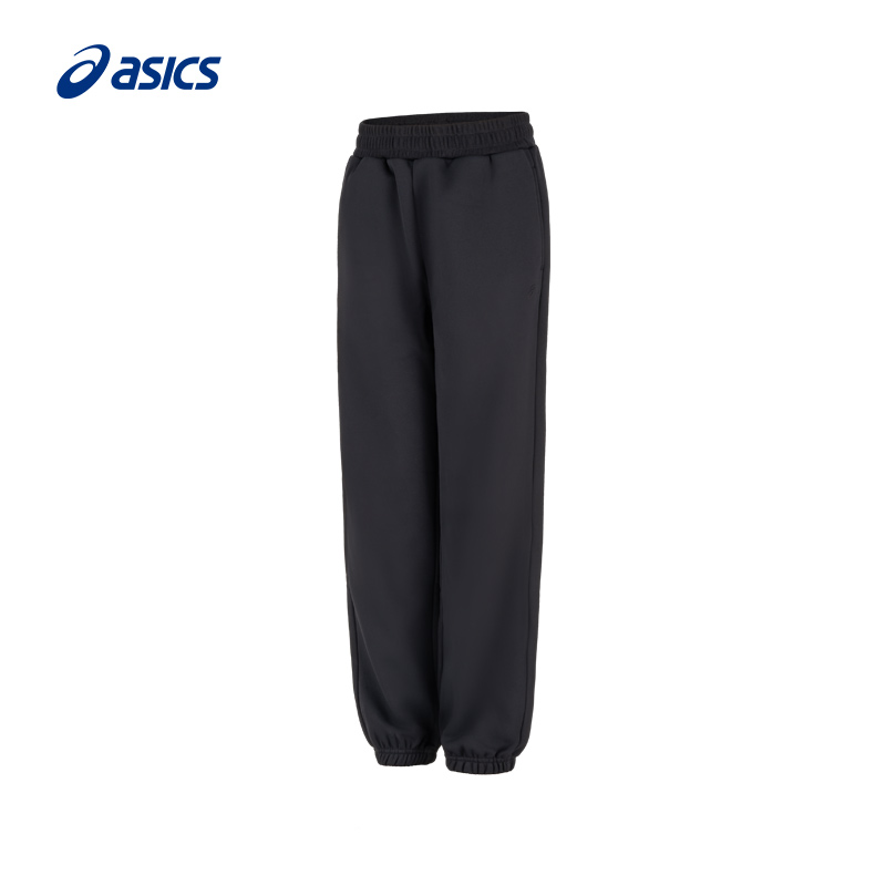 ASICS亚瑟士新款女子抓绒保暖运动长裤女式宽松松紧舒适运动裤