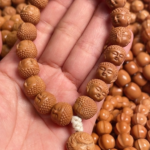 【闪购商品】猴头核桃手串6宝宝佛12+