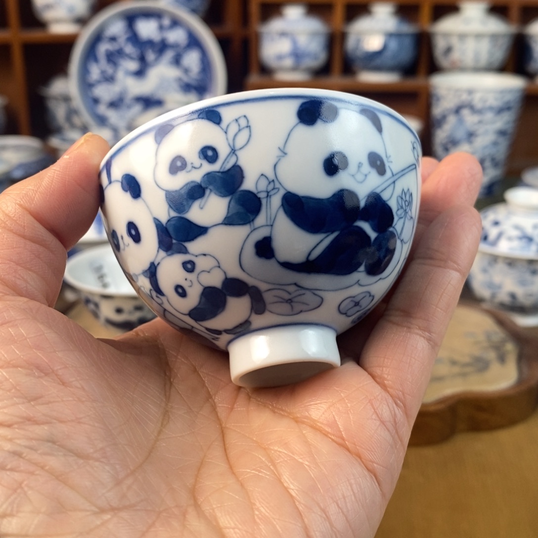 瓷片景德镇陶瓷手绘茶器666