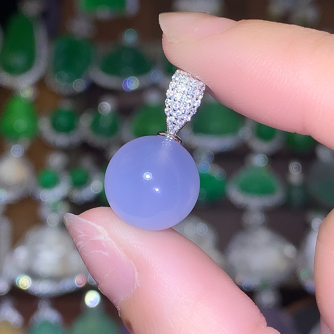 玛瑙/玉髓银S925镶嵌颈饰