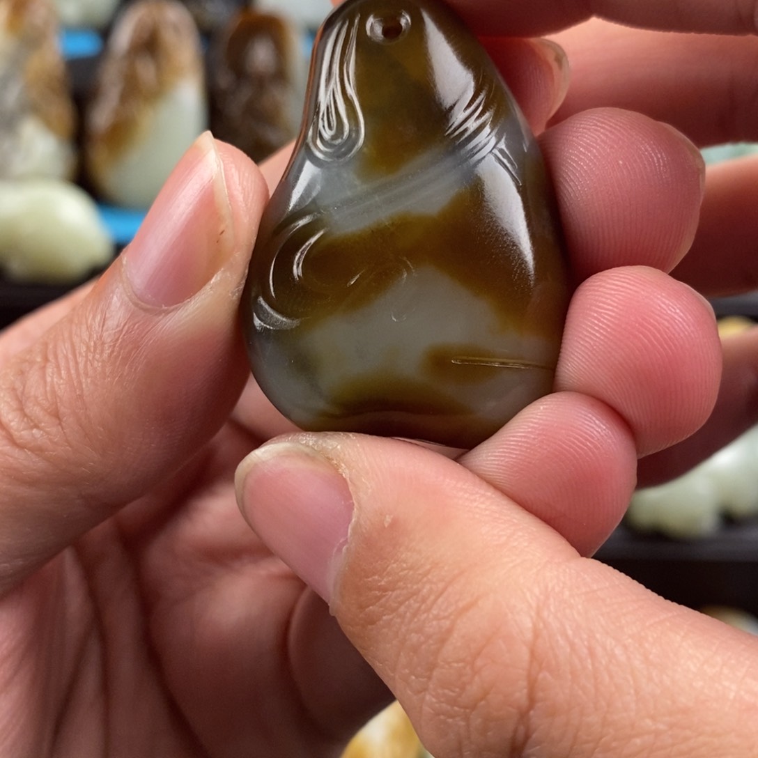 和田玉挂件未镶嵌