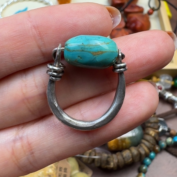 M****翡翠散珠翡翠随形原石手工打造