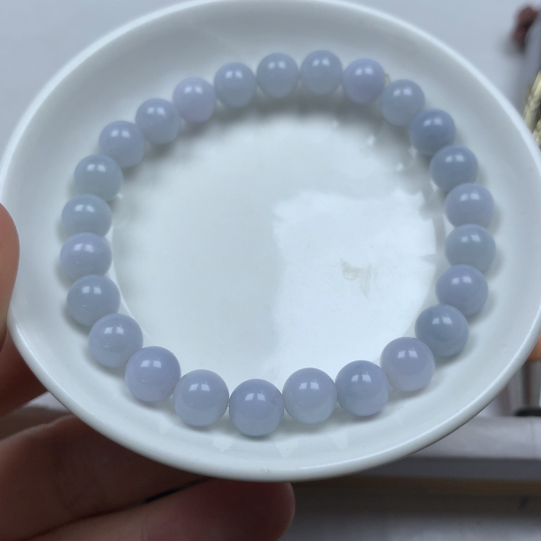 翡翠颈饰未镶嵌卡7.8。手串。