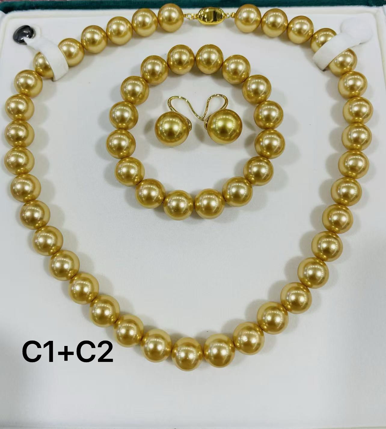 （双双甄选） C1+C2精美时尚美人珠链约12mm 多样性发货