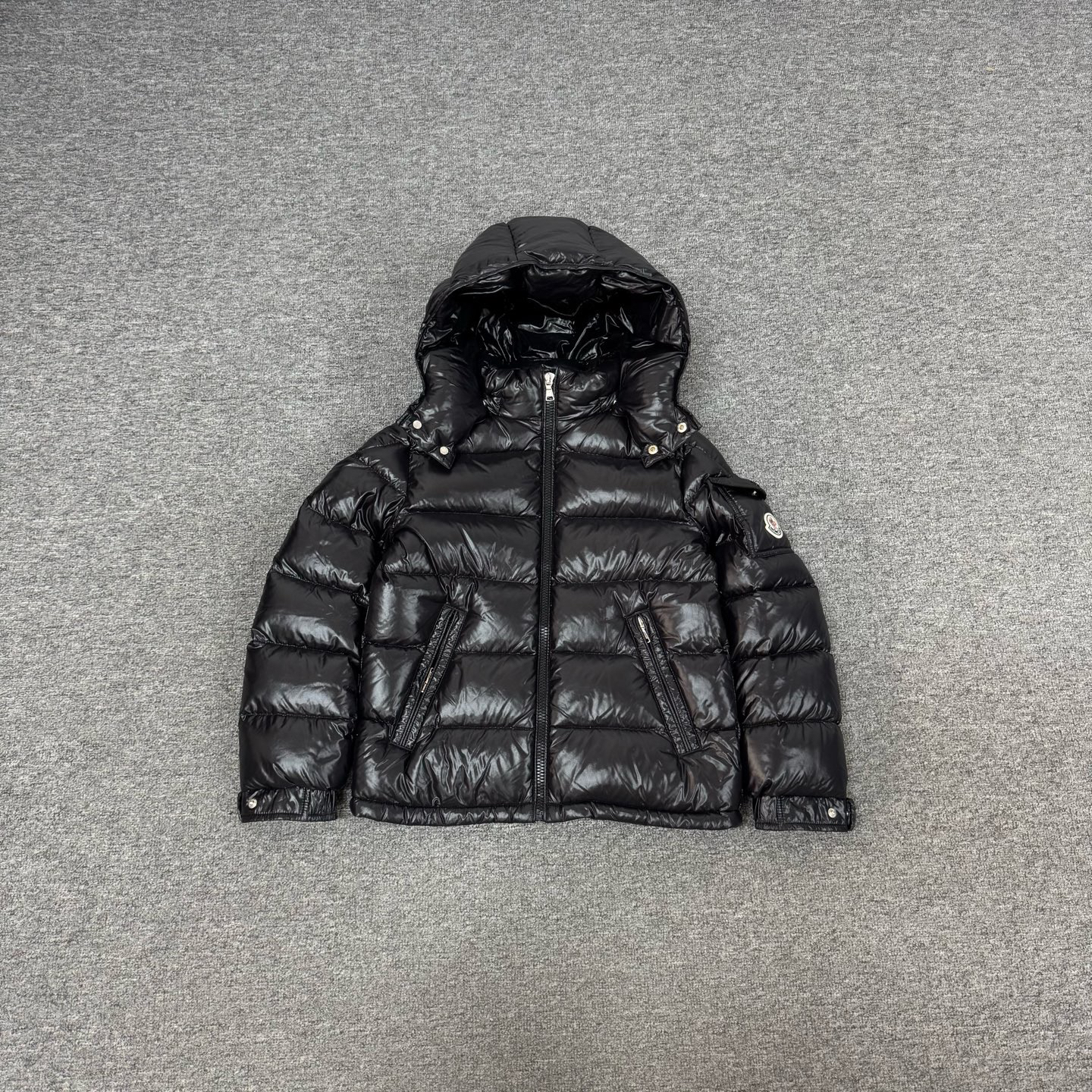 99新 AMIPARIS 蒙口 黑色 Maya 玛雅连帽可拆卸 羽绒服 10y 99新 