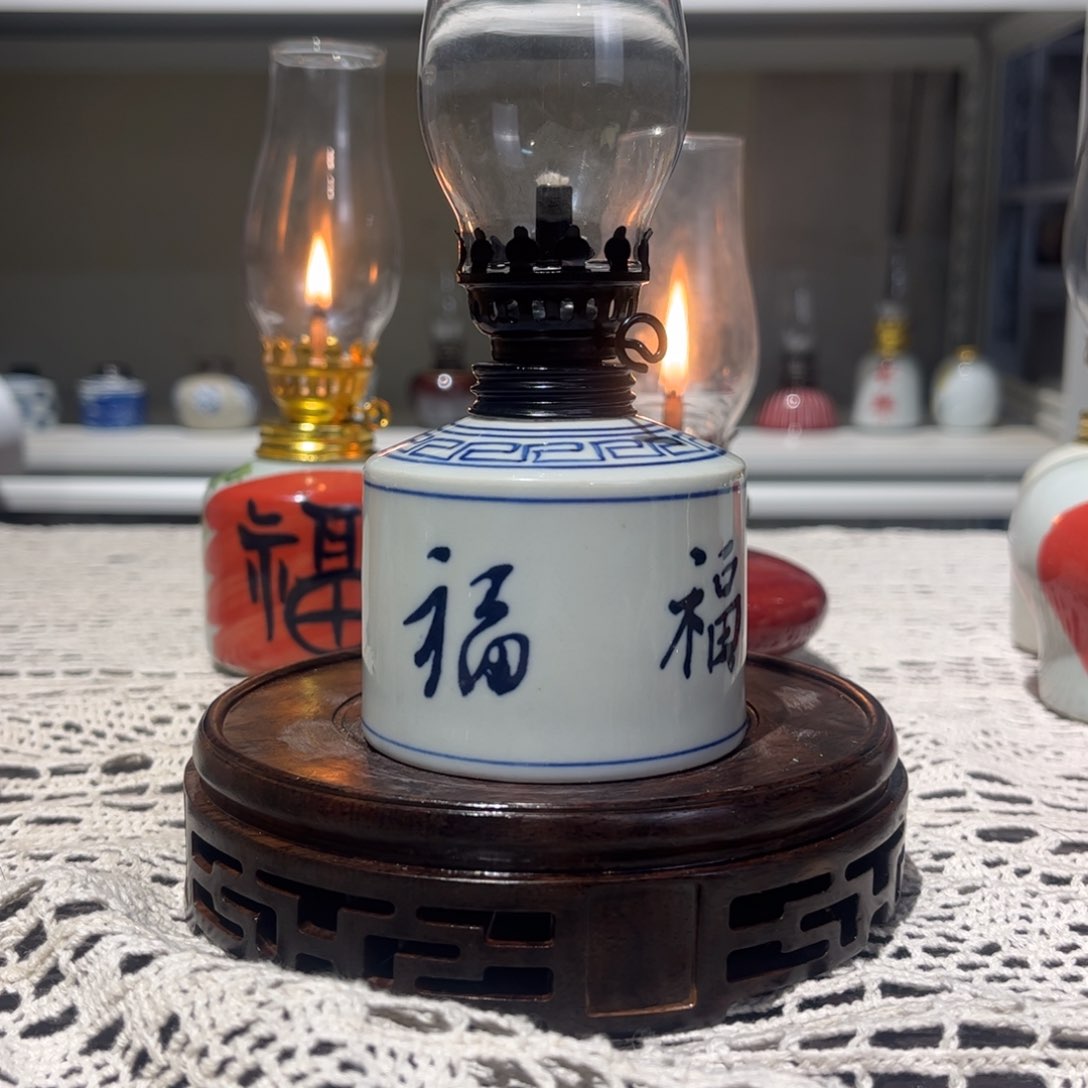 摆件景德镇陶瓷香薰灯