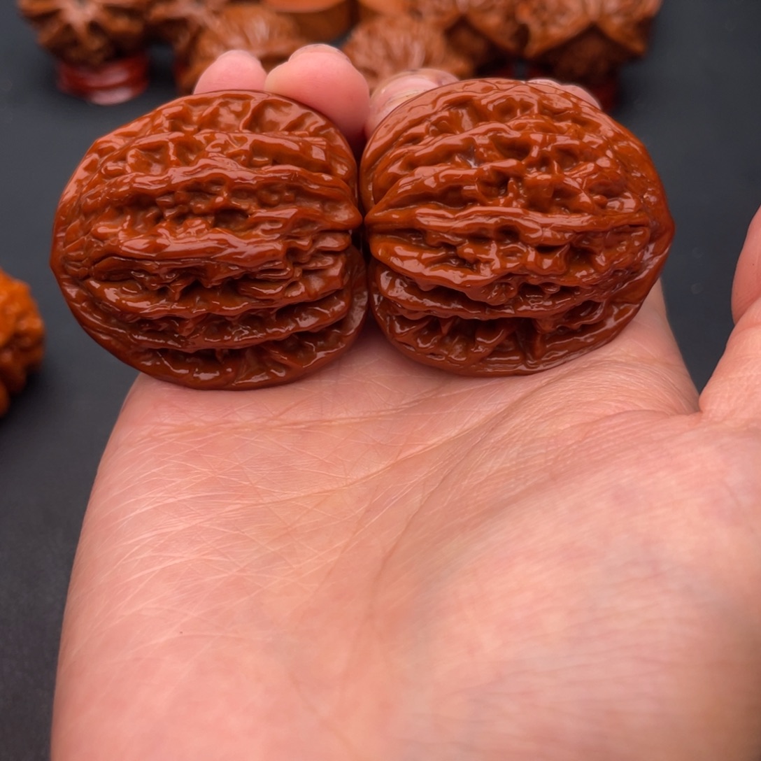 把件文玩核桃麦虎