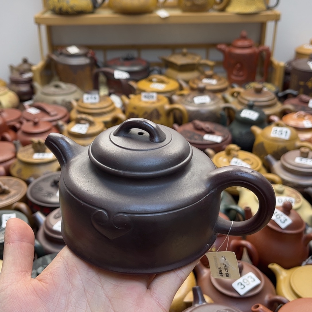 把手开片紫砂微瑕240