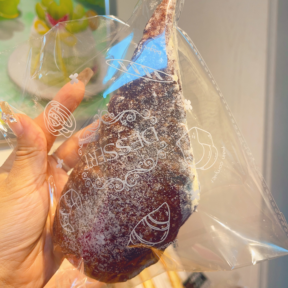 巧克力皮安佳奶酪夹心面包