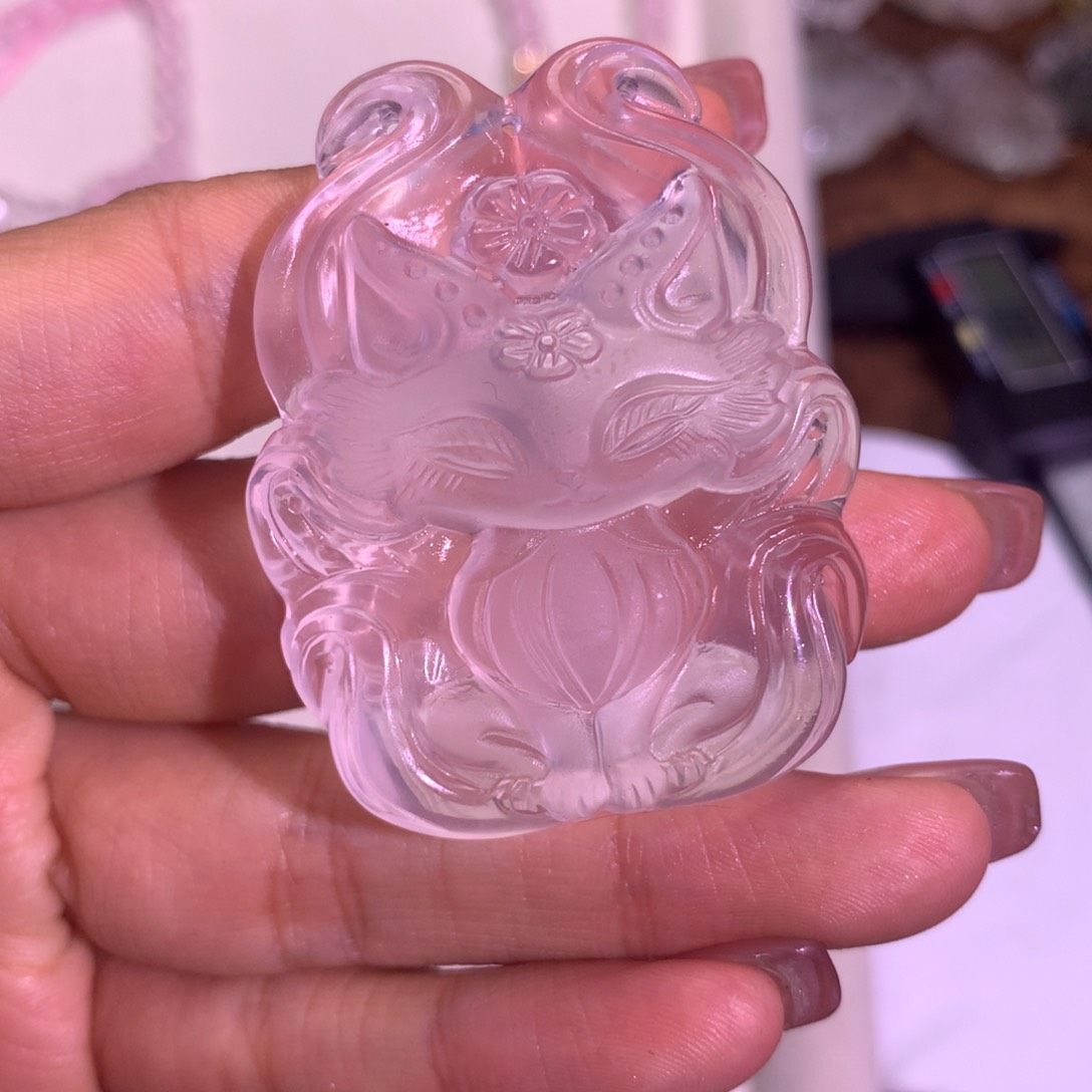 水晶颈饰未镶嵌白*豆