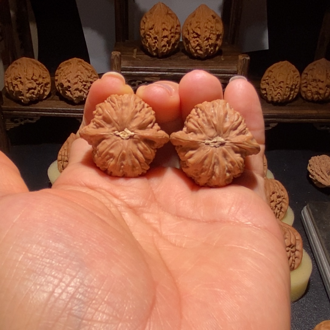 R***h文玩核桃吊坠密纹
