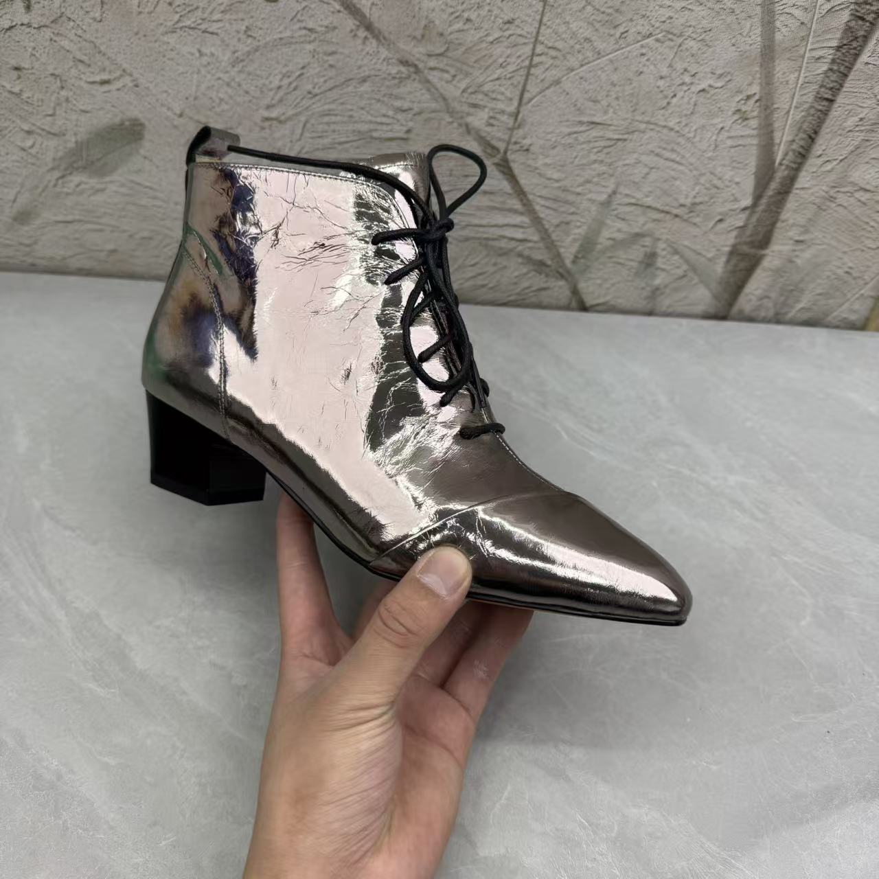 短靴女女靴子（牛皮）66206 